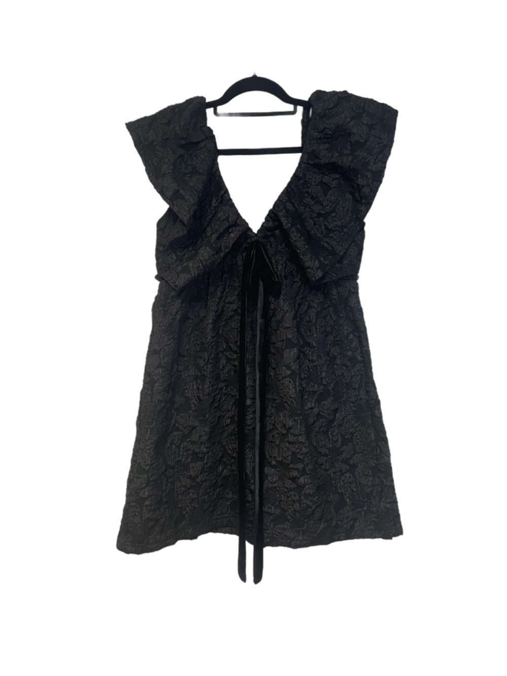 Sugarlips Arielle Jacquard Mini Babydoll Dress - Picture 3 of 13
